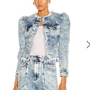 RETROFETE denim jacket. Color - Light Blue Acid never work perfect condition!!!